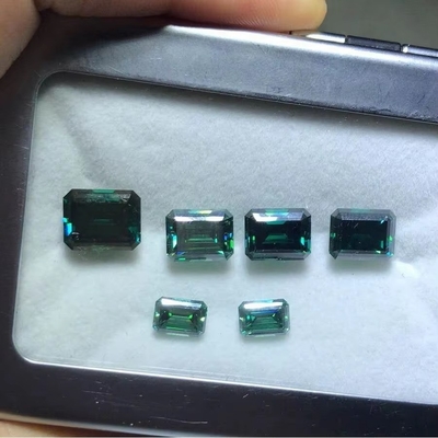 Vàng rực rỡ Moissanite Gem Radiant Cut GRA VVS Loose Mosanite Kim cương cho nhẫn vàng