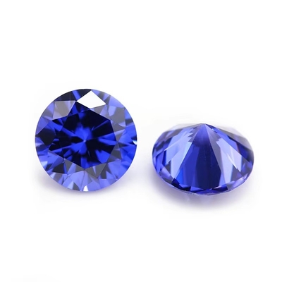 Sản phẩm bán buôn 3A màu CZ đá cắt tròn 3.0mm-9.0mm khối lỏng Moissanite kim cương cho đồ trang sức bạc