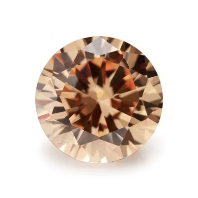 5A Chất lượng đá quý lỏng màu sắc Zircon Kim cương cắt tròn 1.75mm 2.25mm tổng hợp 5ct Cho Moissanite nhẫn