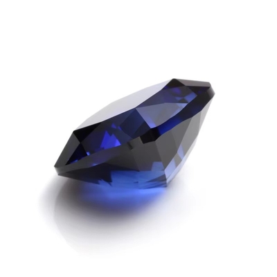 Moissanite độc đáo đá Sapphire tổng hợp đệm cắt 34# Blue Corundum đá quý lỏng cho đồ trang sức làm