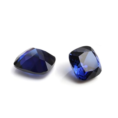 Moissanite độc đáo đá Sapphire tổng hợp đệm cắt 34# Blue Corundum đá quý lỏng cho đồ trang sức làm