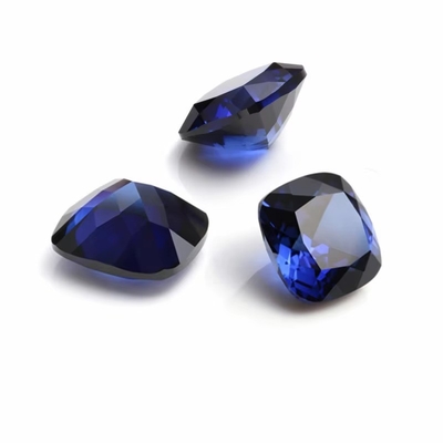 Moissanite độc đáo đá Sapphire tổng hợp đệm cắt 34# Blue Corundum đá quý lỏng cho đồ trang sức làm