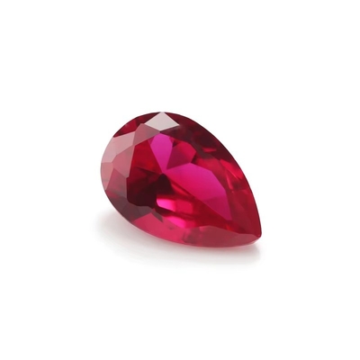 Phong cách cổ điển Ruby Moissanite Kim loại corundum hình ngọc trai 2x3mm đến 10x14mm đá quý lỏng cho chế tạo đồ trang sức