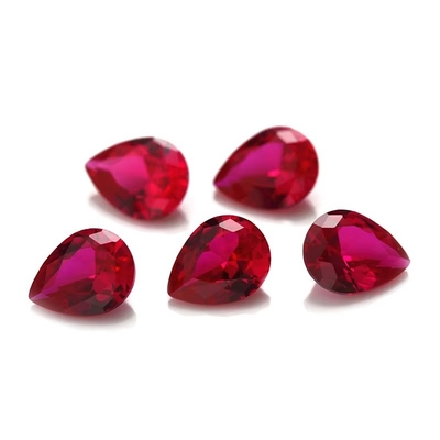 Phong cách cổ điển Ruby Moissanite Kim loại corundum hình ngọc trai 2x3mm đến 10x14mm đá quý lỏng cho chế tạo đồ trang sức