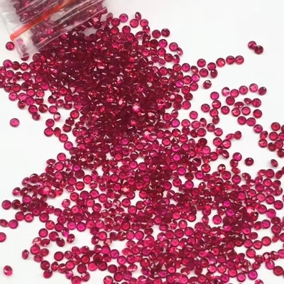 Phong cách cổ điển Ruby Moissanite Kim loại corundum hình ngọc trai 2x3mm đến 10x14mm đá quý lỏng cho chế tạo đồ trang sức