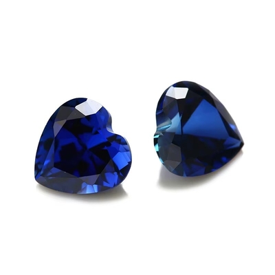 Đá quý lỏng đá quý cắt 3x3mm đến 10x10mm 33# 34# Blue Sapphire đá tổng hợp