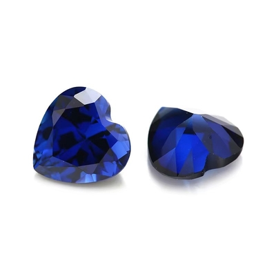 Đá quý lỏng đá quý cắt 3x3mm đến 10x10mm 33# 34# Blue Sapphire đá tổng hợp