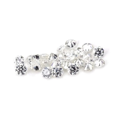 Melee Moissanite Kim cương mỗi carat cắt tròn DEF Kích thước nhỏ Moissanite VVS1 Phòng thí nghiệm trưởng thành Kim cương đá quý hình vuông