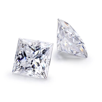 Princess Cut Loose GRA Moissanite Kim cương D VVS1 hình vuông Moissanite