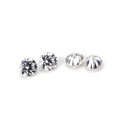 bán buôn nhỏ Moissanite cắt tròn 0.8mm- 3mm Đen D moissanite kim cương VVS1 mỗi carat cho đồ trang sức Hip Hop