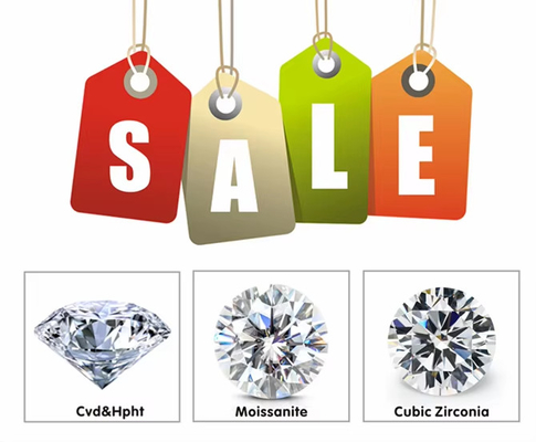 bán buôn nhỏ Moissanite cắt tròn 0.8mm- 3mm Đen D moissanite kim cương VVS1 mỗi carat cho đồ trang sức Hip Hop