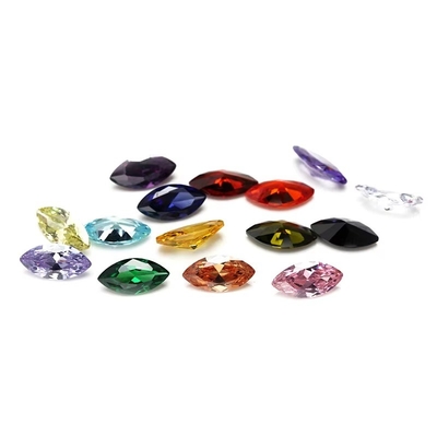 8x4mm Marquise hình CZ đá lý tưởng cho đồ trang sức làm và vòng cưới nam