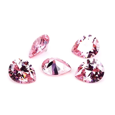 Màu sâm-panh Zircon đá quý lỏng hình quả lê 10x8mm Zirconia khối tổng hợp Moissanite