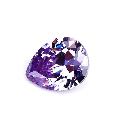 Màu sâm-panh Zircon đá quý lỏng hình quả lê 10x8mm Zirconia khối tổng hợp Moissanite