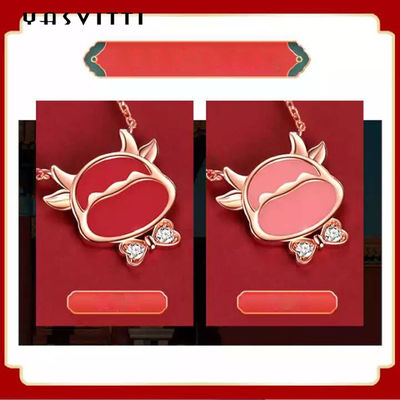 19,5 cm 2,9 gam Sterling Bạc Trang sức Vòng tay Trái tim CZ Vòng tay Chuỗi Màu đỏ ODM