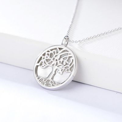 0,6 inch Mạ PVD Dây chuyền trang sức bạc Sterling 10 Gram CZ Vòng cổ