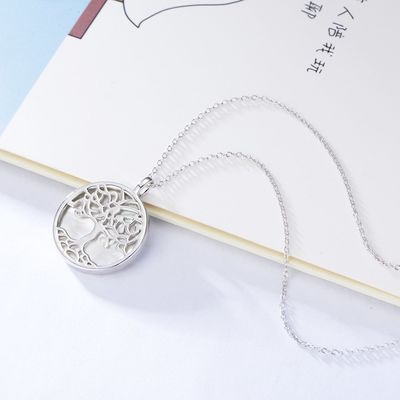 0,6 inch Mạ PVD Dây chuyền trang sức bạc Sterling 10 Gram CZ Vòng cổ