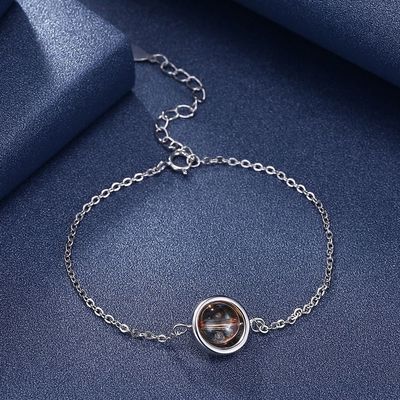 9.45in 0.08oz Sterling Silver Slider Vòng tay Chì 925 Sterling Silver Bracelet SGS