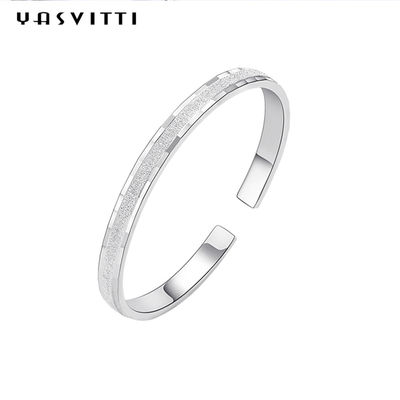 0.08oz 2in Vòng tay quyến rũ bằng bạc rắn S925 Vòng đeo tay có thể điều chỉnh của phụ nữ OEM