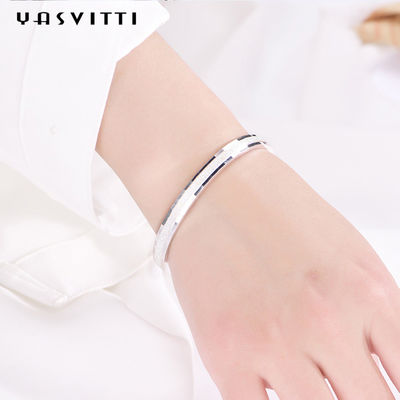 0.08oz 2in Vòng tay quyến rũ bằng bạc rắn S925 Vòng đeo tay có thể điều chỉnh của phụ nữ OEM