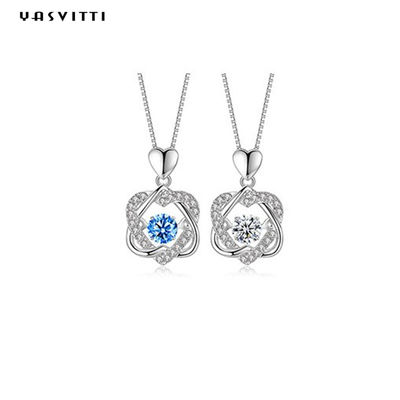 1,2x2cm 2,2g Sterling Silver Jewelry Dây chuyền S925 Heart Six Pointed Star Vòng cổ