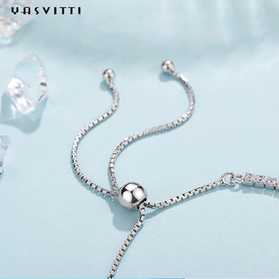 11in Sterling Silver Slider Bracelet