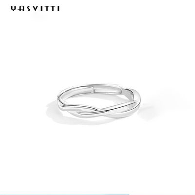 0,14cm 1,8g Sterling Silver Jewelry Ring Shell Shaped Party Nhẫn bạc 925
