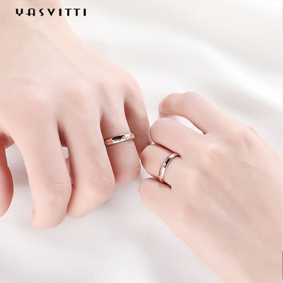 2,6g 0,75in Sterling Silver Jewelry Nhẫn 18k Kỷ niệm Shooting Star Ring