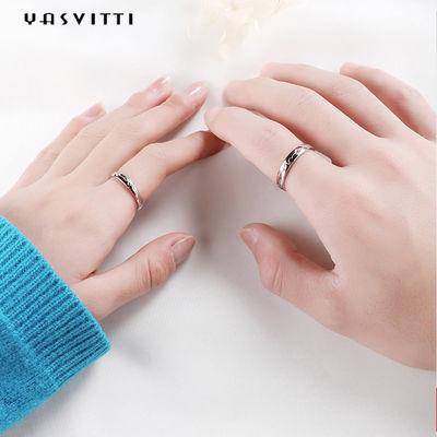 2,6g 0,75in Sterling Silver Jewelry Nhẫn 18k Kỷ niệm Shooting Star Ring