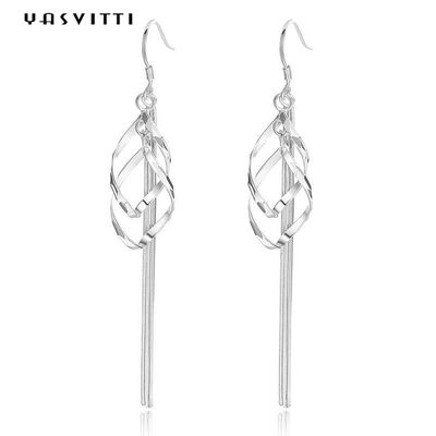 7,5x1,1cm 3,5g Bông tai phong cách Bohemian OEM Móc bông tai vàng Valentine