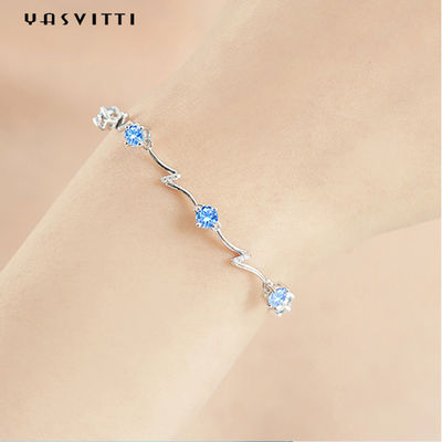 0,14oz 0,2m Vòng tay trang sức bạc Sterling Vòng tay hôn thê có thể điều chỉnh Vòng đeo tay SGS