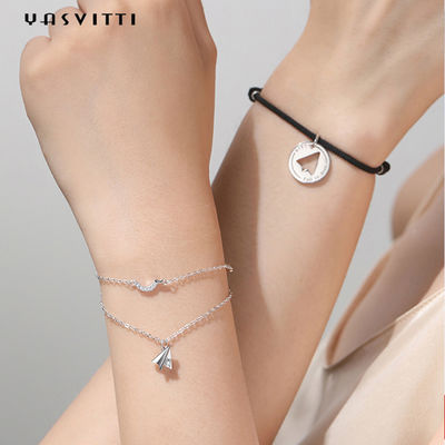 SGS 0.19oz Vòng đeo tay máy bay giấy 9.5 inch Vòng tay bạc Sterling ODM