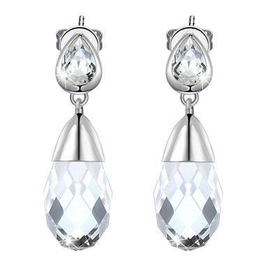 0.2oz Hoa tai Trang sức Bạc Sterling 14k Hoa tai hình giọt nước mạ vàng