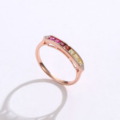 không gây dị ứng 0,14cm 2 gram Vòng trang sức bạc Sterling Nhẫn pha lê