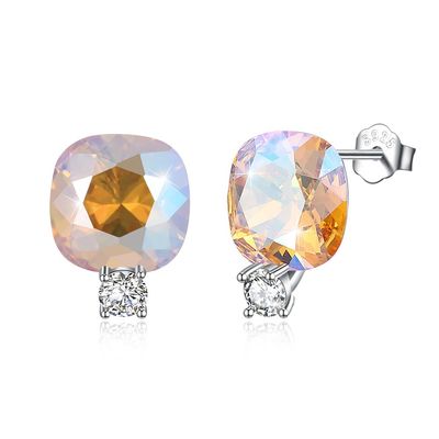 Bông tai trang sức bạc Sterling nhiều màu