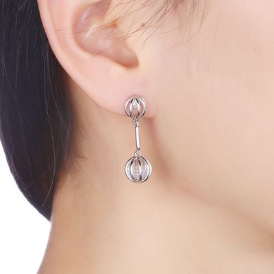 0,12oz 2,8X0,8cm Bông tai đính đá Sapphire Hợp kim Zircon Đá bông tai