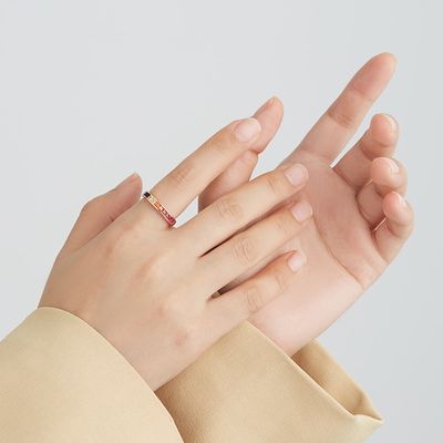 8,3in 0,07oz Vòng pha lê bạc Sterling 14k Nhẫn đính hôn Zirconia khối ODM