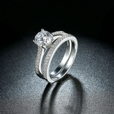 Kim cương Moissanite Hình tròn 1mm đến 15mm D EF GH IJ Màu cho trang sức vĩnh cửu cho đám cưới