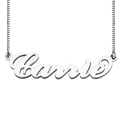 Dây chuyền 55cm 0.07oz Dây chuyền bạc tùy chỉnh Vàng 18K Kiểu Carrie Vòng cổ