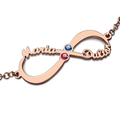 1,76in 5 Gram Vòng tay bạc tùy chỉnh Vòng tay đá sinh 5A CZ Tên chữ cái Vòng tay