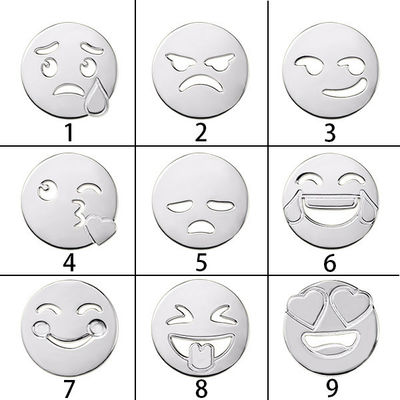 2 Dây chuyền bạc tùy chỉnh Gram Emoji