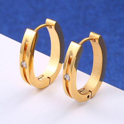 Khuyên tai chống dị ứng 6.07g Hoop Earrings Vòng tròn Vòng tròn Nhỏ Hoop Earrings