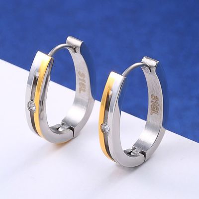 Khuyên tai chống dị ứng 6.07g Hoop Earrings Vòng tròn Vòng tròn Nhỏ Hoop Earrings