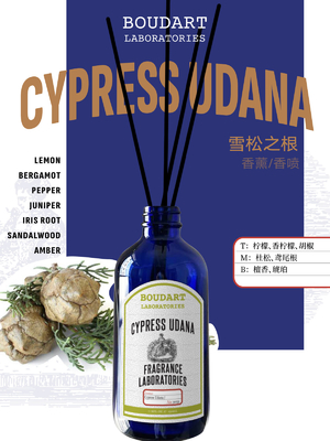 CYPRESS UDANA Reed Diffuser bán buôn OEM Nước hoa trang trí nhà chai thủy tinh tự nhiên hương thơm tinh dầu Rattan Stick