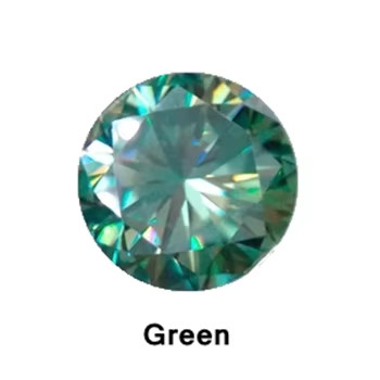 Princess Green Yellow Pink Moissanite Stone VVS Loose Cushion Mosanita Kim cương vàng hồng moissanite nhẫn đính hôn